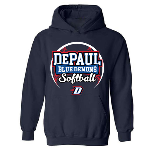 DePaul - NCAA Softball : Kailie Westphal - Sports Shersey Hooded Sweatshirt-0