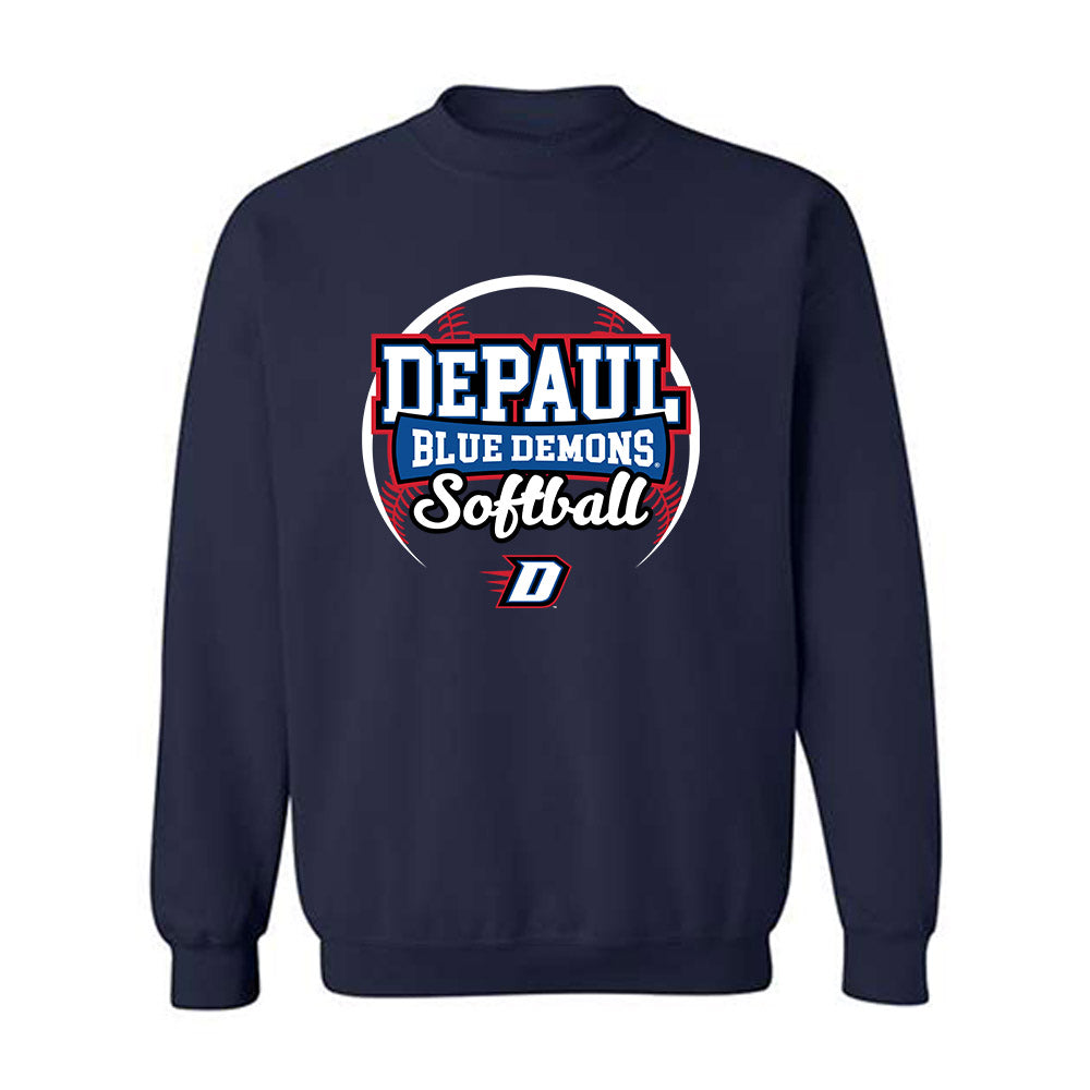 DePaul - NCAA Softball : Kelly Beaupre - Sports Shersey Crewneck Sweatshirt-0