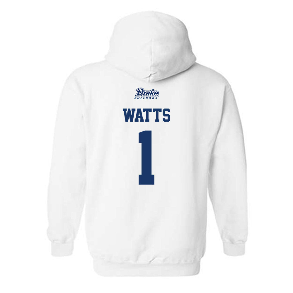 Drake - NCAA Softball : Natalee Watts - Hooded Sweatshirt-1