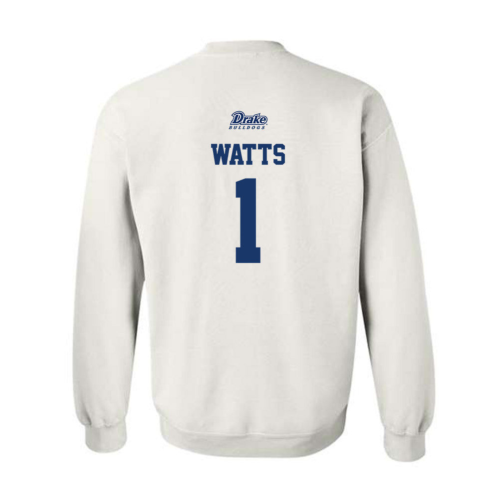 Drake - NCAA Softball : Natalee Watts - Sports Shersey Crewneck Sweatshirt-1