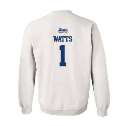 Drake - NCAA Softball : Natalee Watts - Sports Shersey Crewneck Sweatshirt-1