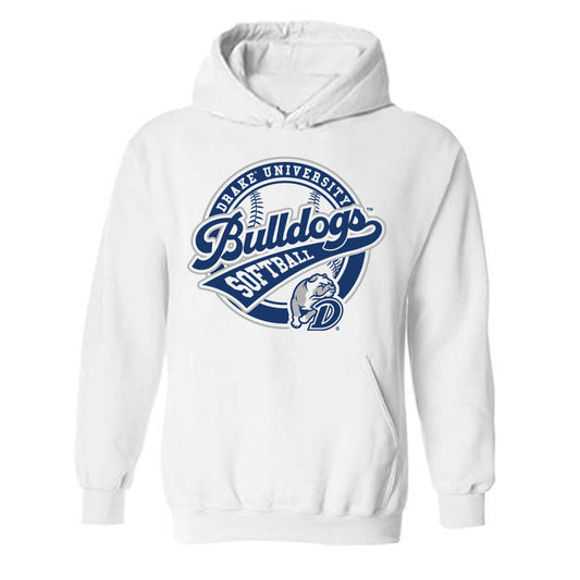 Drake - NCAA Softball : Natalee Watts - Sports Shersey Hooded Sweatshirt-0