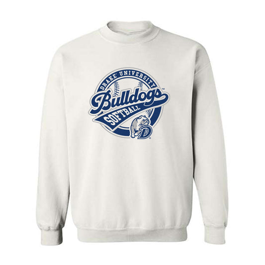 Drake - NCAA Softball : Natalee Watts - Sports Shersey Crewneck Sweatshirt-0