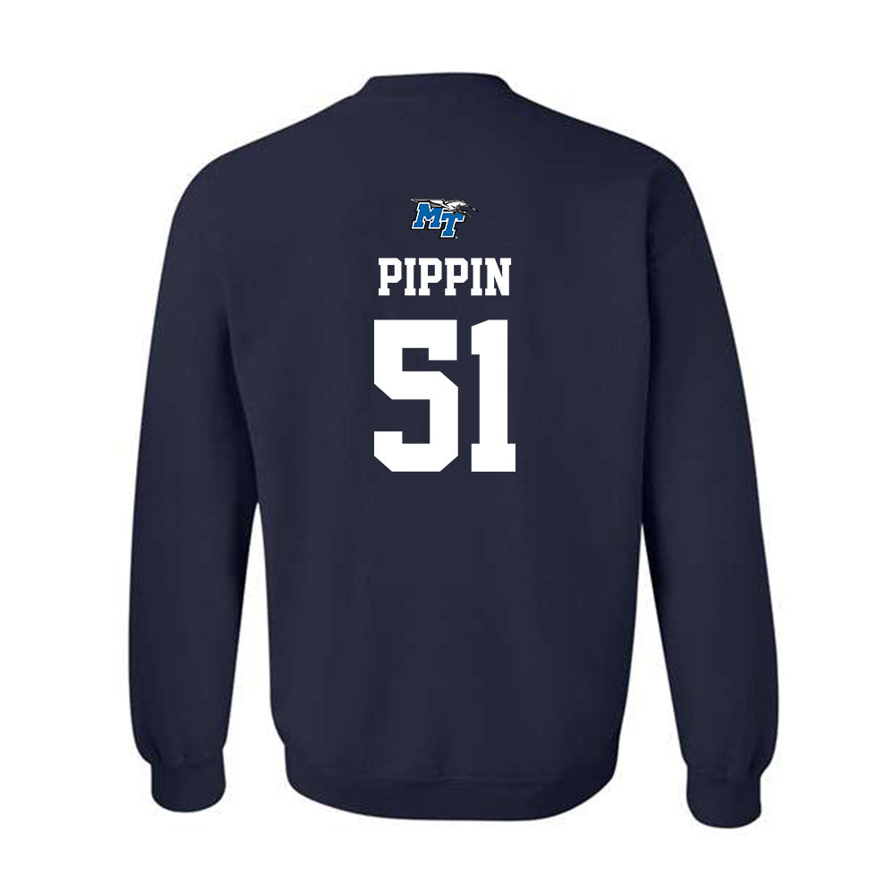 MTSU - NCAA Baseball : Bradley Pippin - Sports Shersey Crewneck Sweatshirt