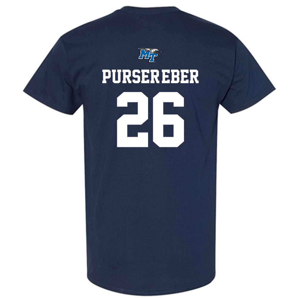 MTSU - NCAA Baseball : Braeden Purser-Eber - Sports Shersey T-Shirt