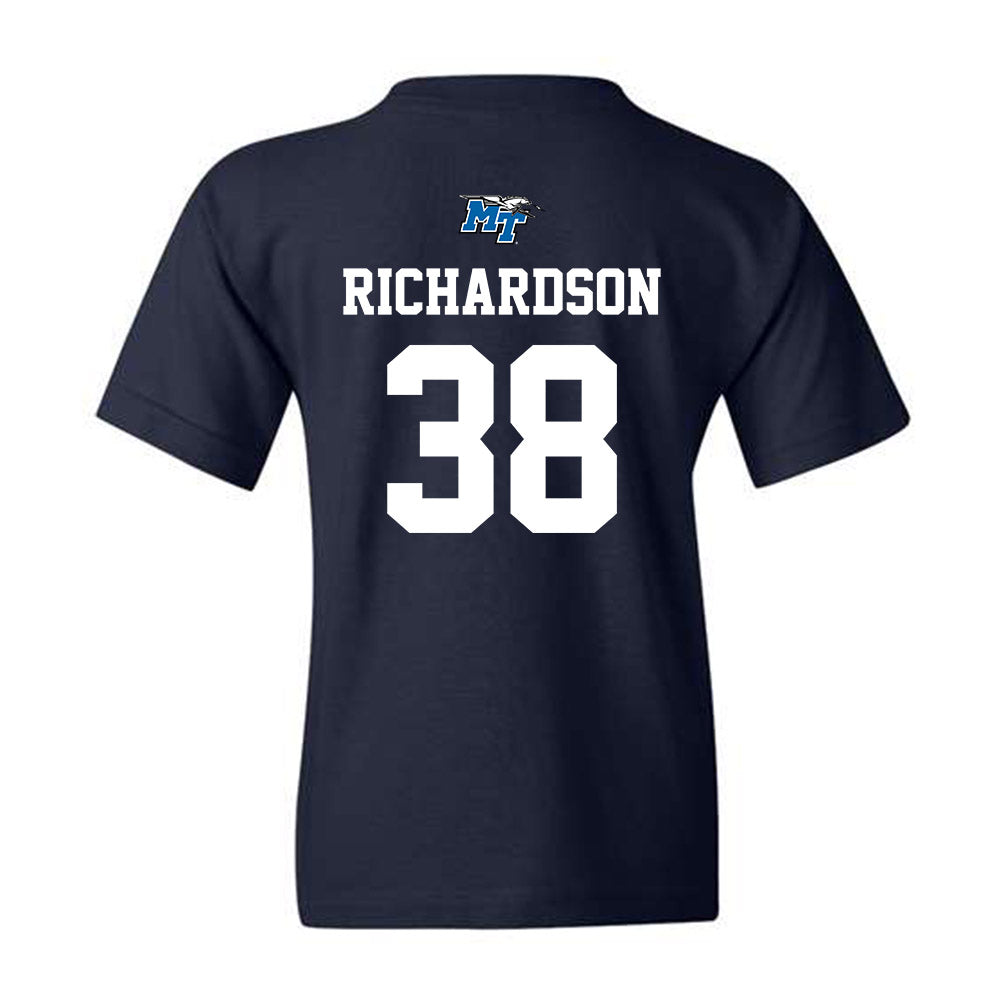 MTSU - NCAA Baseball : Drew R Richardson - Sports Shersey Youth T-Shirt