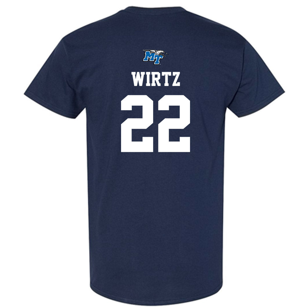 MTSU - NCAA Baseball : Jalen Wirtz - Sports Shersey T-Shirt