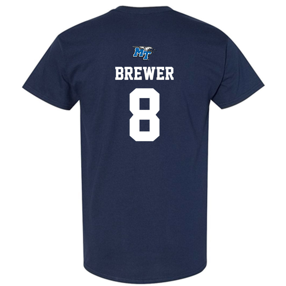 MTSU - NCAA Baseball : Nathan Brewer - Sports Shersey T-Shirt