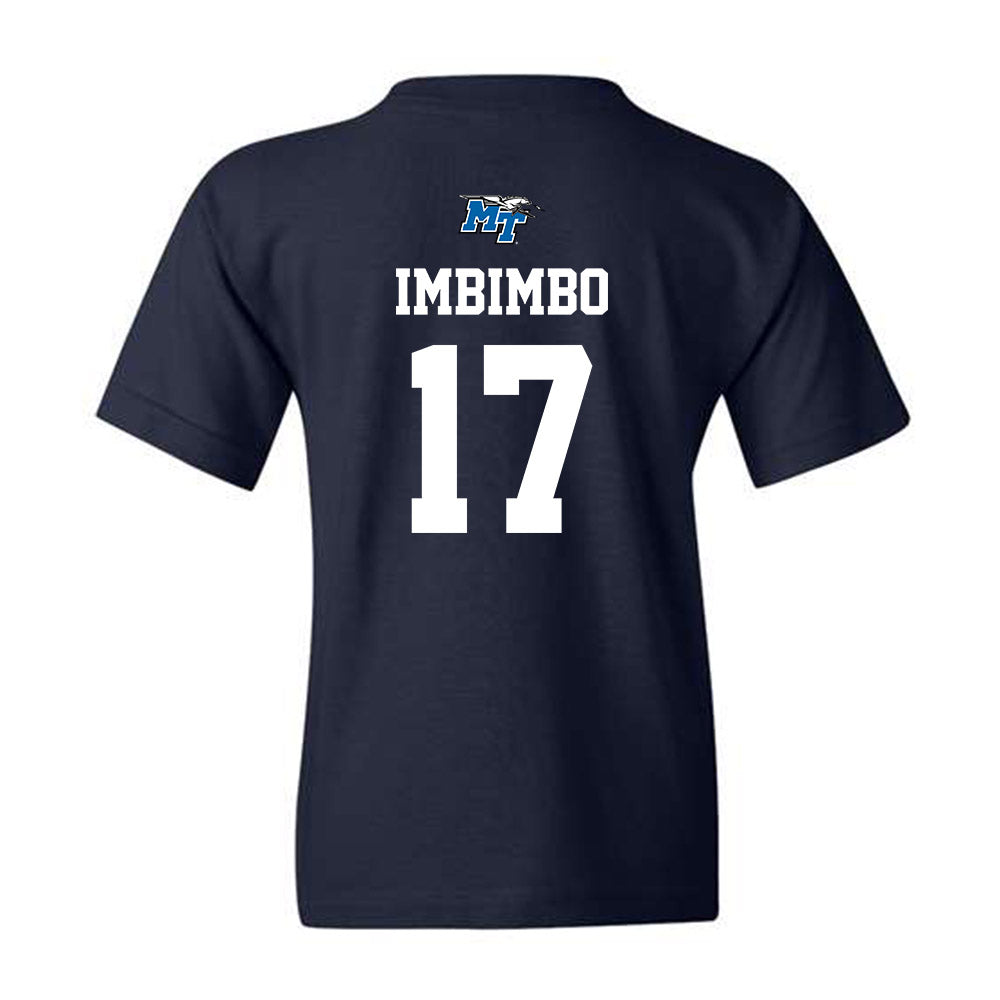 MTSU - NCAA Baseball : Ethan Imbimbo - Sports Shersey Youth T-Shirt