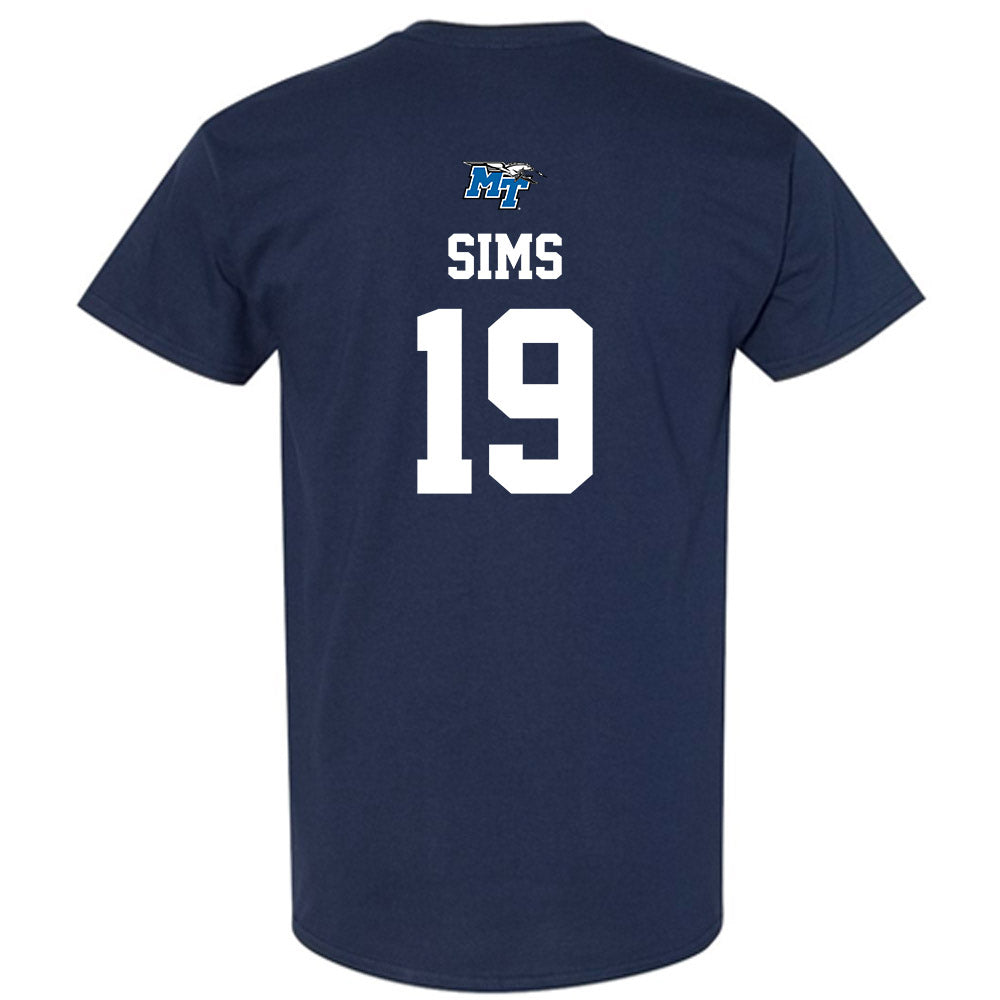 MTSU - NCAA Baseball : Garrett Sims - Sports Shersey T-Shirt