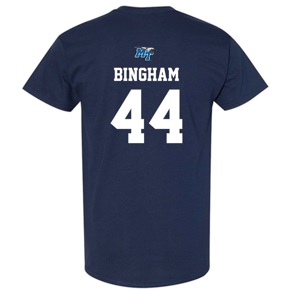 MTSU - NCAA Baseball : Logan Bingham - Sports Shersey T-Shirt