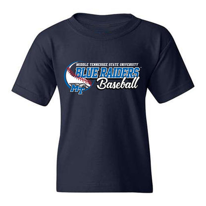 MTSU - NCAA Baseball : Drew Horn - Sports Shersey Youth T-Shirt-0