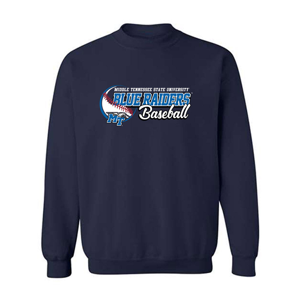 MTSU - NCAA Baseball : Logan Bingham - Sports Shersey Crewneck Sweatshirt