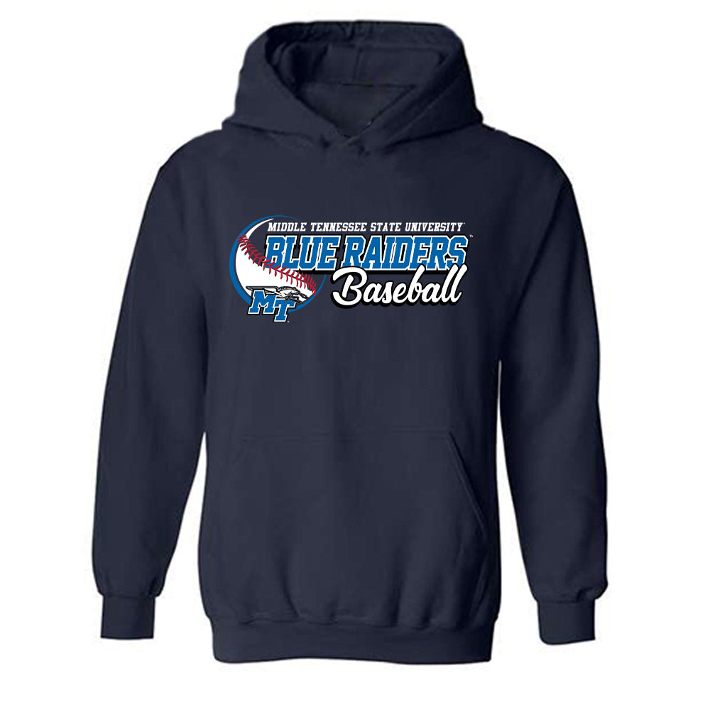 MTSU - NCAA Baseball : Drew Horn - Sports Shersey Hooded Sweatshirt-0
