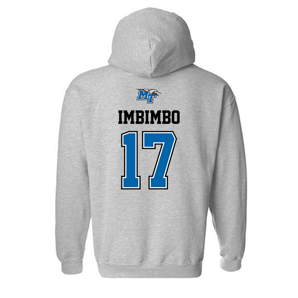 MTSU - NCAA Baseball : Ethan Imbimbo - Sports Shersey Hooded Sweatshirt