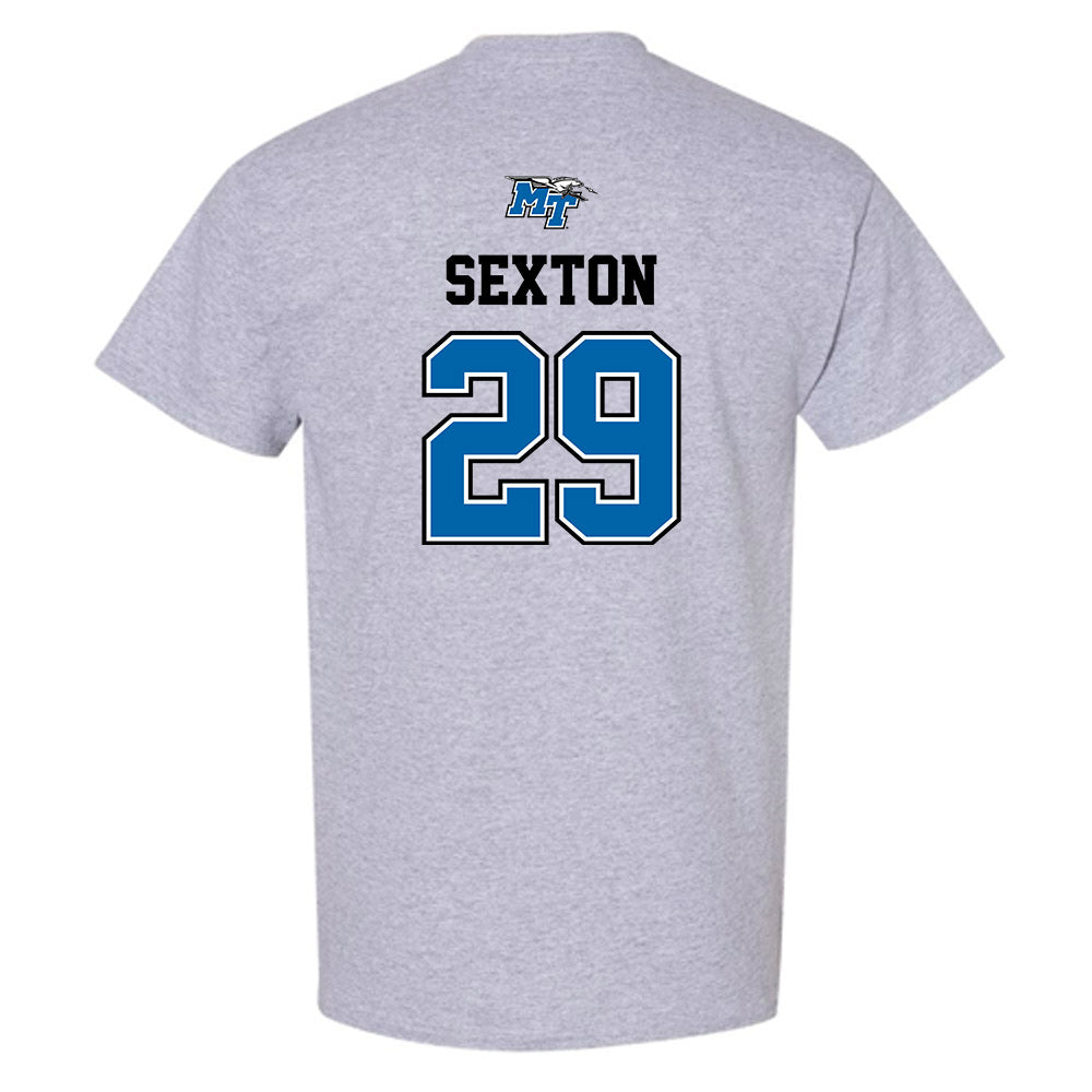 MTSU - NCAA Baseball : Landon Sexton - Sports Shersey T-Shirt-1