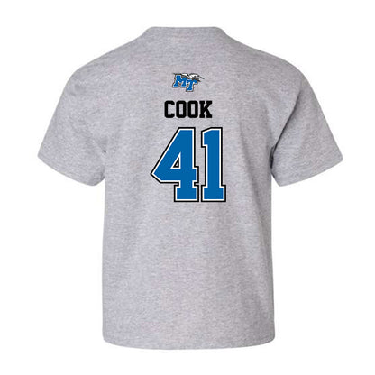 MTSU - NCAA Baseball : Calvin Cook - Sports Shersey Youth T-Shirt