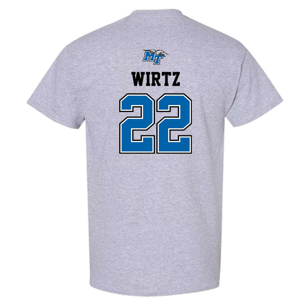 MTSU - NCAA Baseball : Jalen Wirtz - Sports Shersey T-Shirt