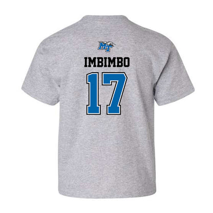 MTSU - NCAA Baseball : Ethan Imbimbo - Sports Shersey Youth T-Shirt