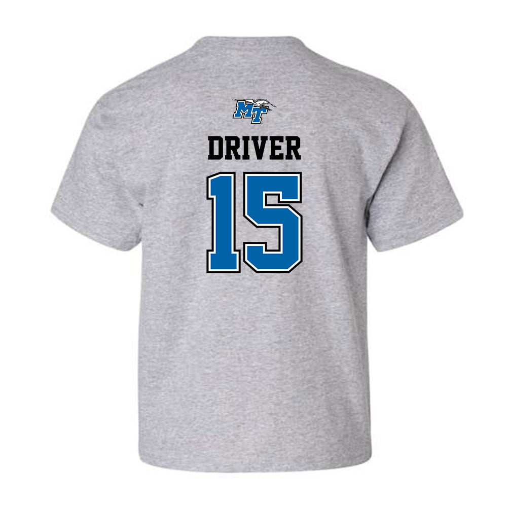 MTSU - NCAA Baseball : Matthew Driver - Sports Shersey Youth T-Shirt