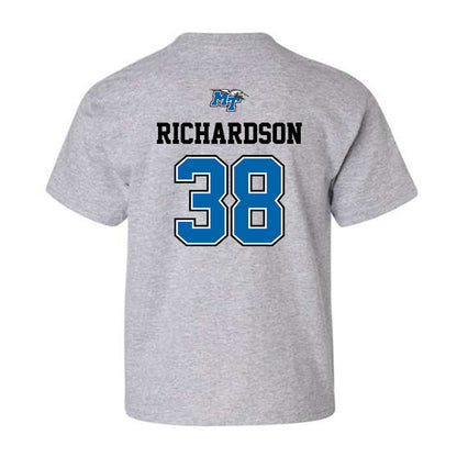 MTSU - NCAA Baseball : Drew R Richardson - Sports Shersey Youth T-Shirt