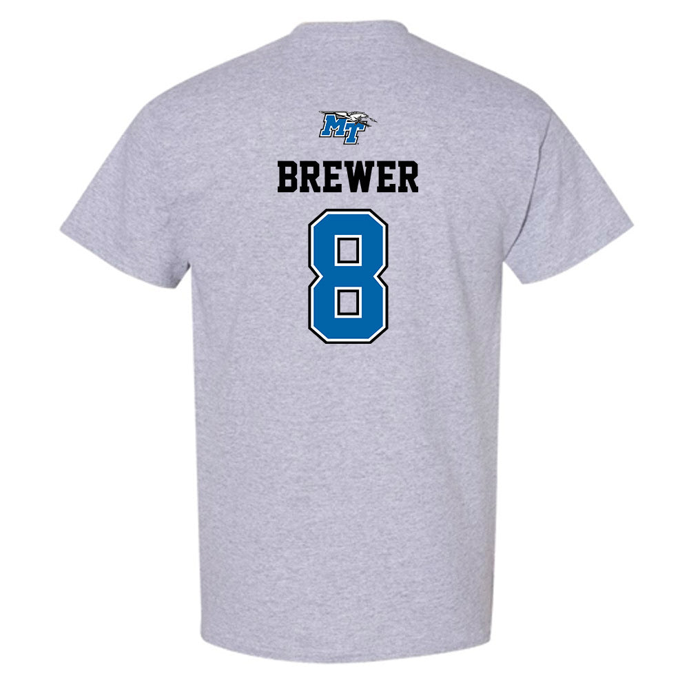 MTSU - NCAA Baseball : Nathan Brewer - Sports Shersey T-Shirt