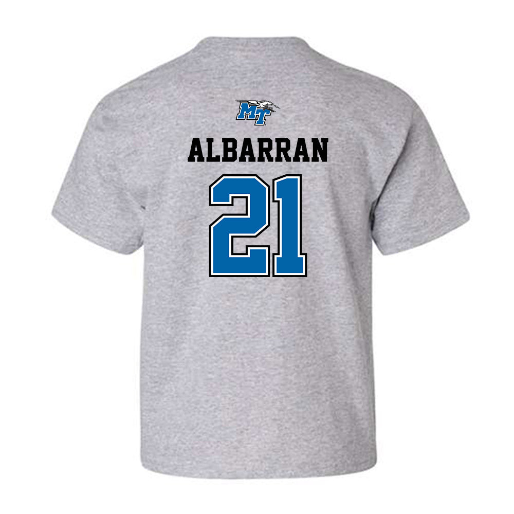 MTSU - NCAA Baseball : Abel Albarran - Sports Shersey Youth T-Shirt-1