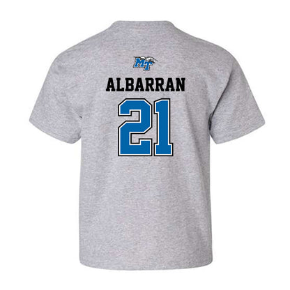 MTSU - NCAA Baseball : Abel Albarran - Sports Shersey Youth T-Shirt-1