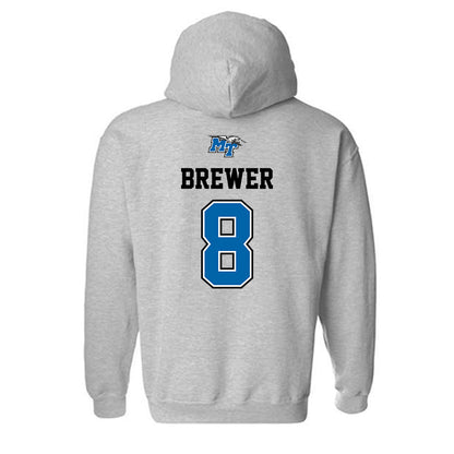 MTSU - NCAA Baseball : Nathan Brewer - Sports Shersey Hooded Sweatshirt