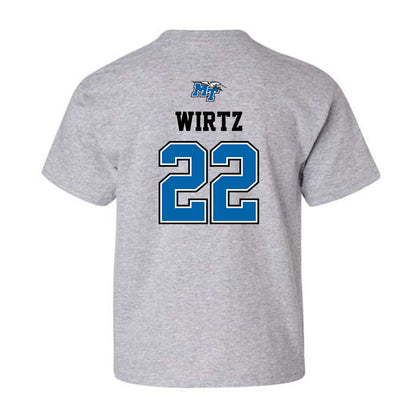 MTSU - NCAA Baseball : Jalen Wirtz - Sports Shersey Youth T-Shirt