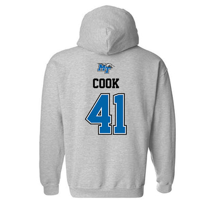 MTSU - NCAA Baseball : Calvin Cook - Sports Shersey Hooded Sweatshirt