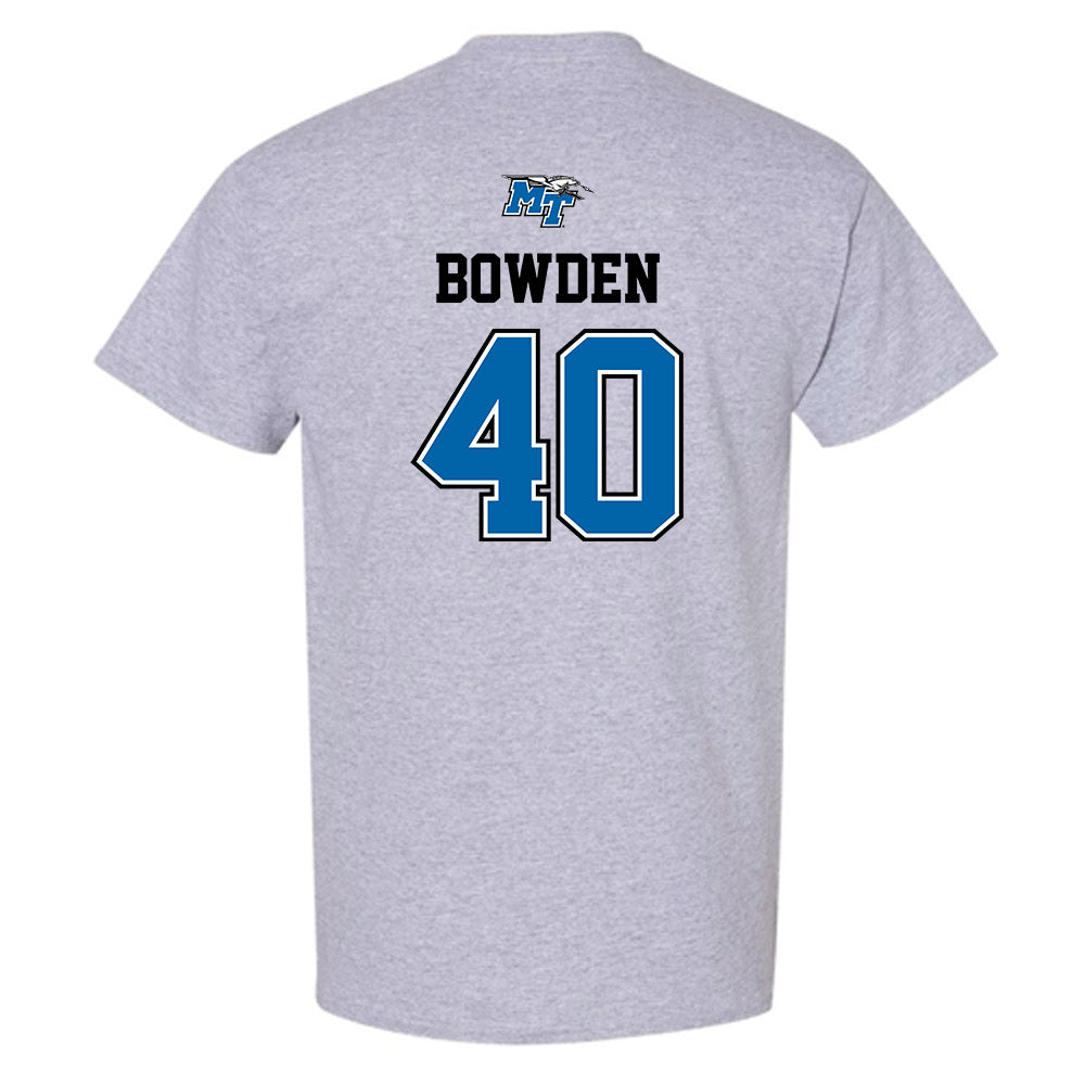 MTSU - NCAA Baseball : Konner Bowden - Sports Shersey T-Shirt