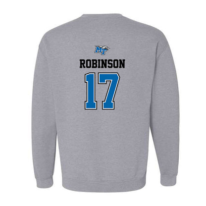 MTSU - NCAA Baseball : Ethan Robinson - Sports Shersey Crewneck Sweatshirt-1