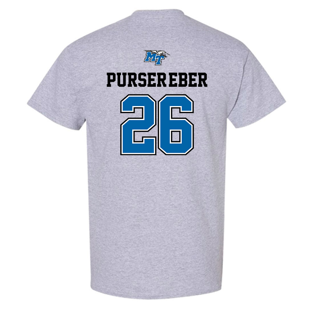 MTSU - NCAA Baseball : Braeden Purser-Eber - Sports Shersey T-Shirt