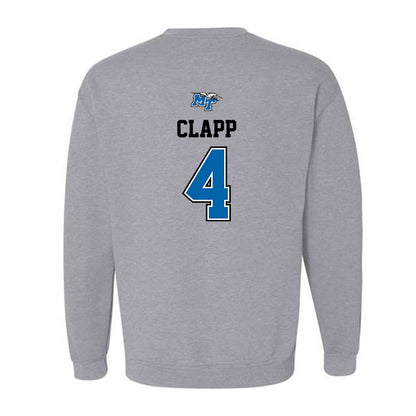 MTSU - NCAA Baseball : Cooper Clapp - Sports Shersey Crewneck Sweatshirt