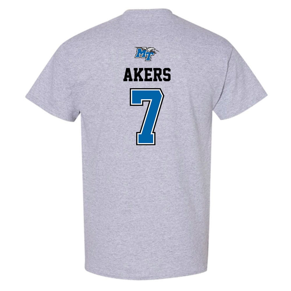 MTSU - NCAA Baseball : Layne Akers - Sports Shersey T-Shirt