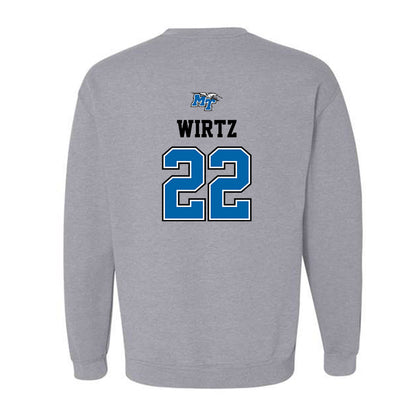 MTSU - NCAA Baseball : Jalen Wirtz - Sports Shersey Crewneck Sweatshirt