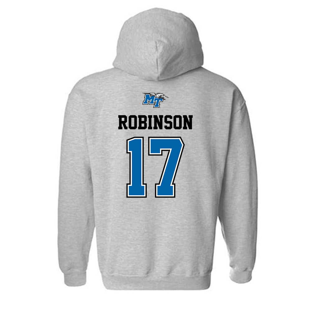 MTSU - NCAA Baseball : Ethan Robinson - Sports Shersey Hooded Sweatshirt-1