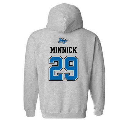 MTSU - NCAA Baseball : Tyler Minnick - Sports Shersey Hooded Sweatshirt