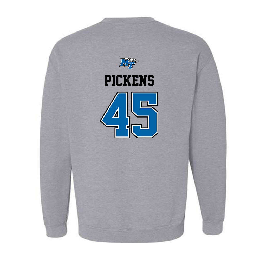 MTSU - NCAA Baseball : John Michael Pickens - Sports Shersey Crewneck Sweatshirt-1
