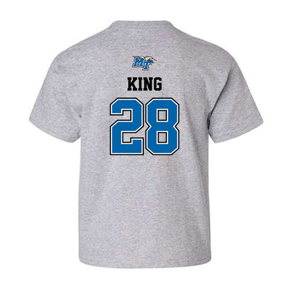MTSU - NCAA Baseball : Gavin King - Sports Shersey Youth T-Shirt-1
