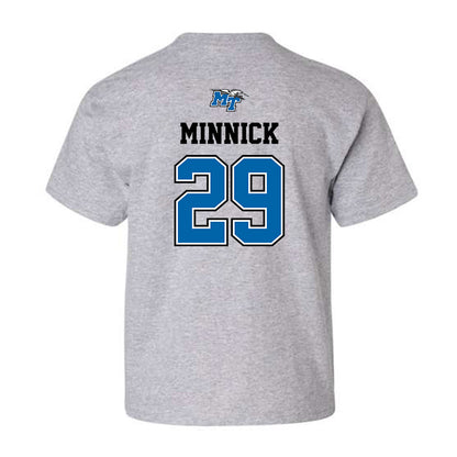 MTSU - NCAA Baseball : Tyler Minnick - Sports Shersey Youth T-Shirt