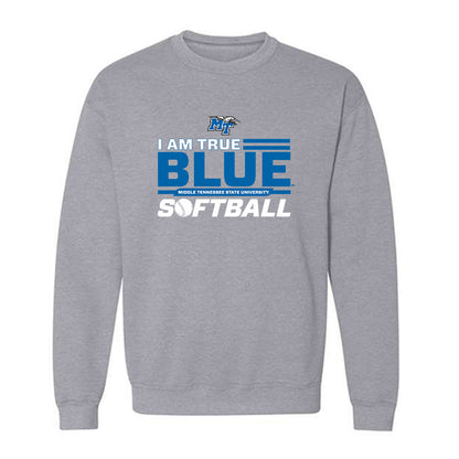 MTSU - NCAA Softball : Braelyn Hall - Sports Shersey Crewneck Sweatshirt-0