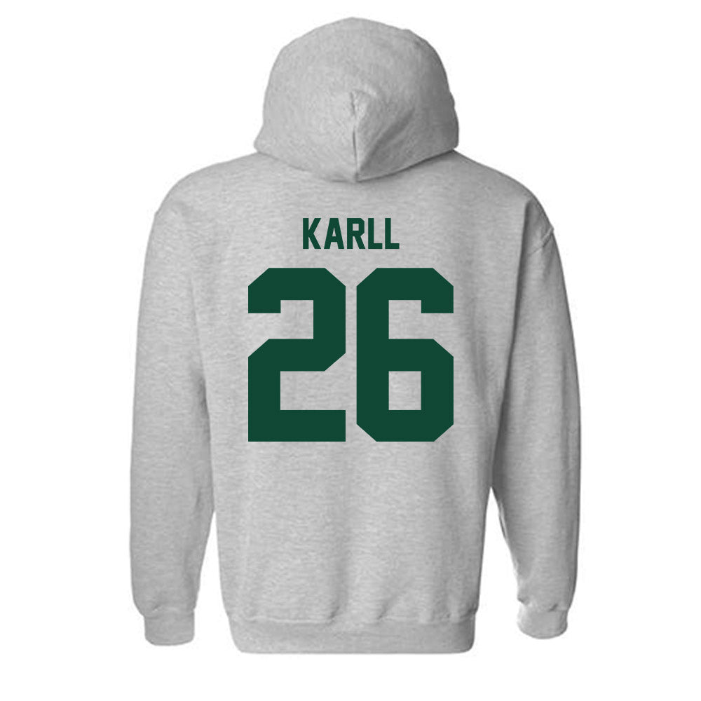 Ohio - NCAA Baseball : Caleb Karll - Sports Shersey Hooded Sweatshirt-1