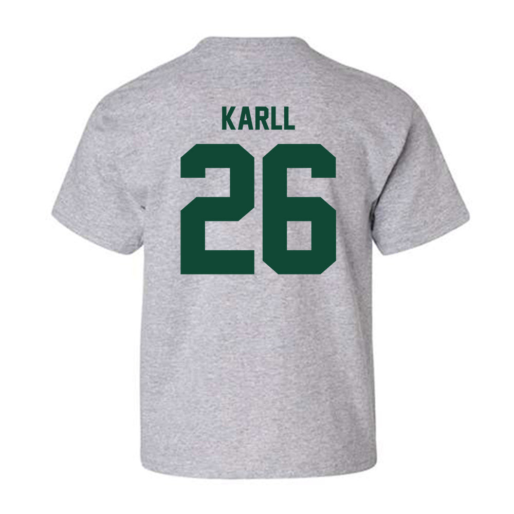 Ohio - NCAA Baseball : Caleb Karll - Sports Shersey Youth T-Shirt-1