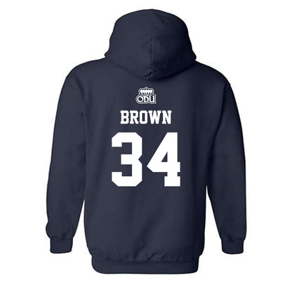 Old Dominion - NCAA Baseball : Dylan Brown - Sports Shersey Hooded Sweatshirt