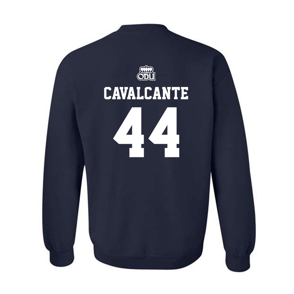 Old Dominion - NCAA Baseball : Christopher Cavalcante - Sports Shersey Crewneck Sweatshirt-1