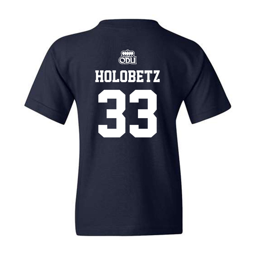 Old Dominion - NCAA Baseball : John Holobetz - Sports Shersey Youth T-Shirt