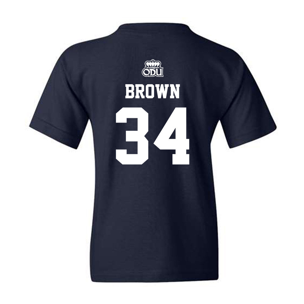 Old Dominion - NCAA Baseball : Dylan Brown - Sports Shersey Youth T-Shirt