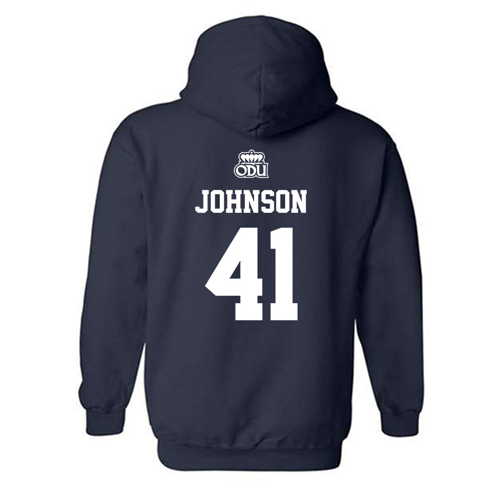 Old Dominion - NCAA Baseball : Patrick Johnson - Sports Shersey Hooded Sweatshirt-1
